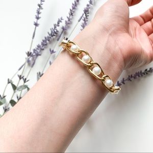 Golden Pearl Bracelet